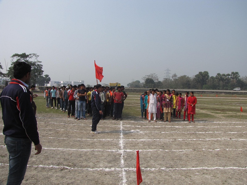 Students Enthusiastically Participating In Different Activities.